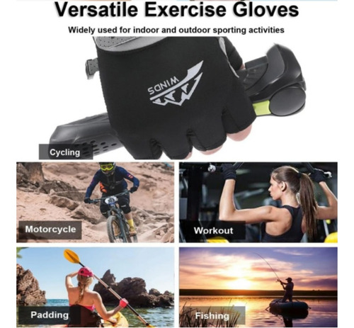 1 Par De Guantes De Equitación Transpirables De Secado Rápid