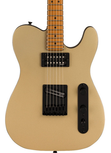 Guitarra Eléctrica Squier Fender 0371225544 Gold Telecaster Color Dorado Oscuro Orientación De La Mano Diestro