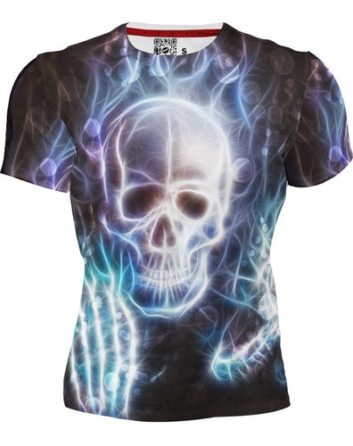 Playera 3d Sublimada Full Print Caballero Calavera 052