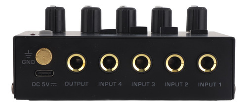 Amplificador De Auriculares De Estudio De 4 Canales, Mezclad