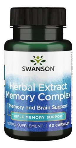 Memory Complex Swanson Potencia Mental 60cap Sabor No Aplica