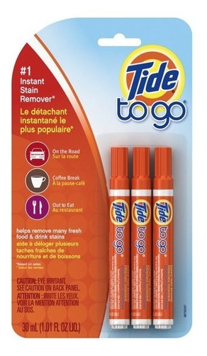 Tide To Go Eliminador De Manchas Instantáneo 3 Unidades