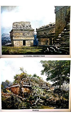 Libro: Acuarelas De Las Ruinas Mayas - Yandi Lizardo (Usado)