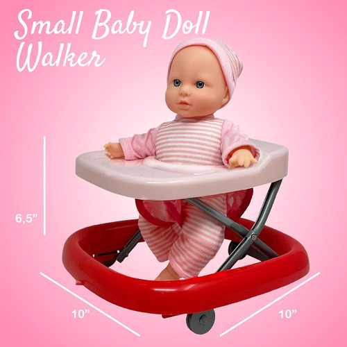 Juego De Muñecas Para Bebés Con Bebé Suave De 12 Pulgadas Y