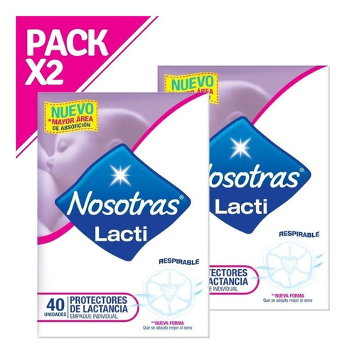 Lactinosotras Protectores De Lactancia 80 Und.