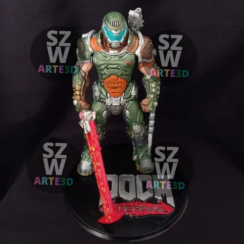 Doom slayer action figure cheap