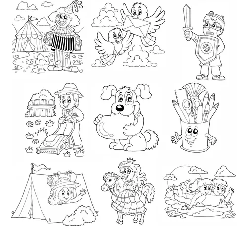 desenhos para colorir 2  Páginas para colorir, Desenhos para