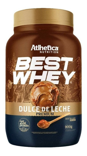 Whey Protein Gourmet Best Whey (900g) Atlhetica Nutrition Sabor Dulce de Leche Premium