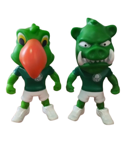 Bonecos Do Palmeiras Oficial Gobatto E Periquito Original 