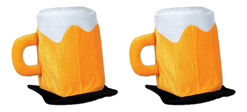 Beistle Felpa Beer Mug Hats Para Oktoberfest St. Patricks's 