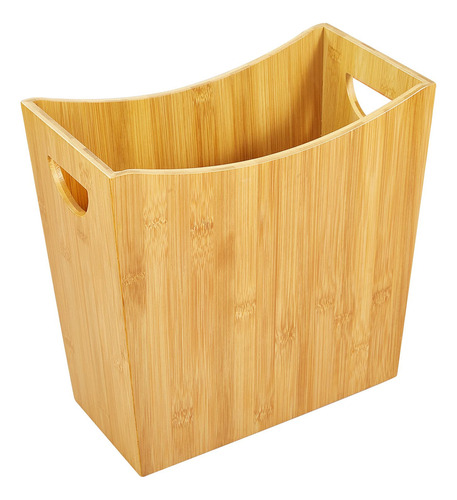 Gobam Cesta De Basura De Bambu, Cubo De Basura Rectangular 