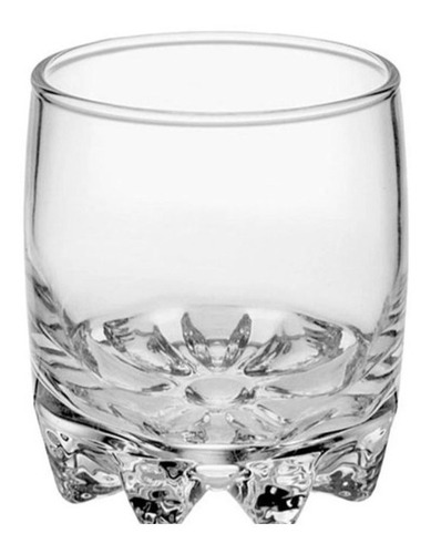 6 Copos Vidro Transparente Baixo 300ml Água Whisky Suco Refr