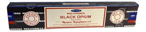 Cajas de incienso Massala Black Opium Satya con 12 varillas