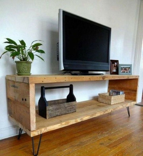 Mueble De Madera Rústico Para Televisor 