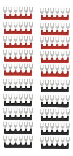 20 Piezas Tipo Horquilla, Bloque De Terminales Preaislado,