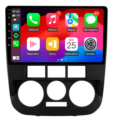 Kit Multimidia Gol G4 9p Carplay Android Auto 2/32gb