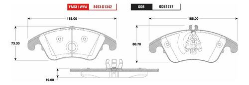 Balatas Bajos Metales Delanteras E400 3.0l V6 2014/2017 Trw