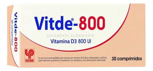 Vitde-800 30 Comprimidos