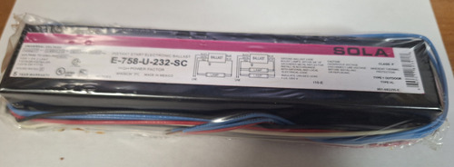 Balastro Electrónico E-758-u-232-sc