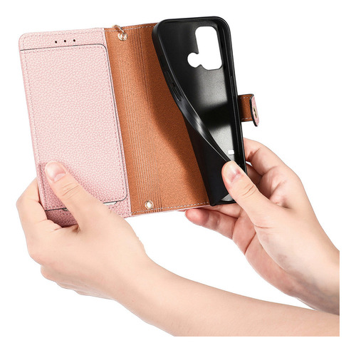 Y Funda Tipo Cartera De Piel Con Cierre Cruzado Con Cierre De