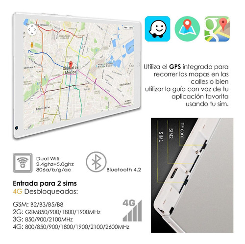 Imagen 4 de 6 de Tablet Vak 73x 8' Hd 2+32gb Doble Camara Sim Android 11 Wifi