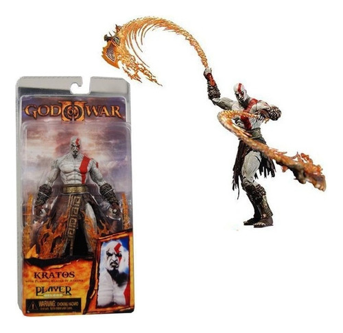 Neca God Of War Kratos Traje Llama Cuchillo/medusa/armadura