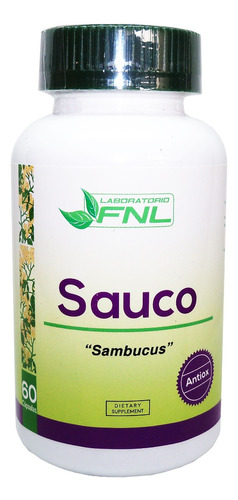 Sauco Fnl 60 Caps Antioxidante 100 % Natural Tos Gripe