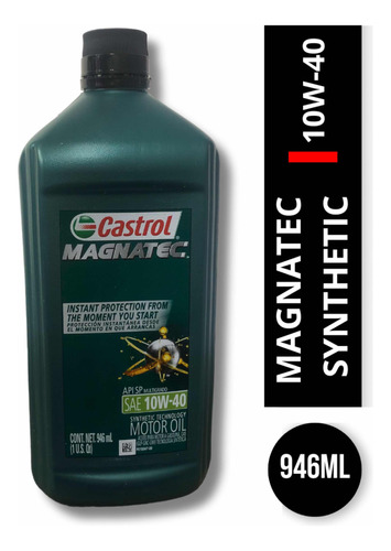 Aceite Castrol Magnatec 10w40 Api Sn Semi-sintético