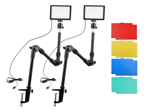 Andoer - Kit De Iluminación Usb Para Videoconferencia (inclu