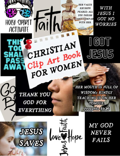 Libro: Christian Clip Art Book For Women: Cut Out And Paste 