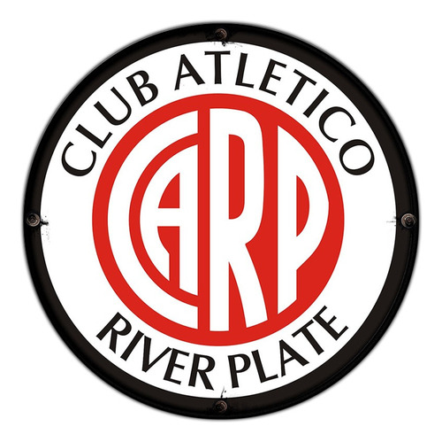 #830 - Cuadro Decorativo - River Plate Futbol Carp Escudo 