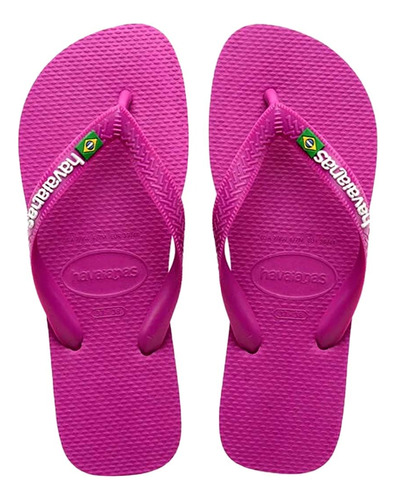 Ojotas Havaianas Hombre Mujer Clasica Bandera Brasil Rimini