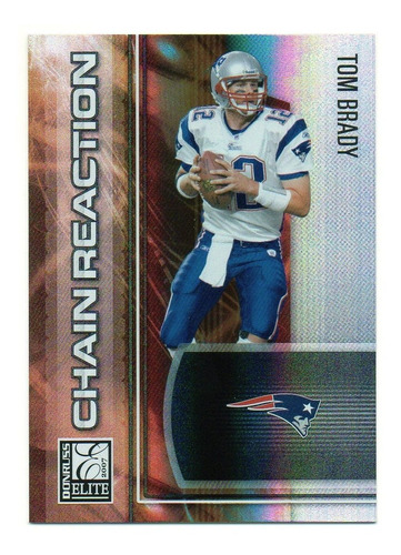 2007 Elite - Chain Reaction Black - Tom Brady Patriots /400