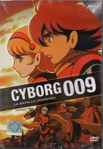 Cyborg 009 La Batalla Comienza - Dvd Nuevo Orig Cerr - Mcbmi