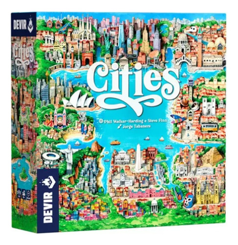 Cities - Jogo De Tabuleiro - Devir
