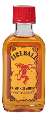 Pack De 2 Whisky Fireball Cinnamon Mini 50 Ml