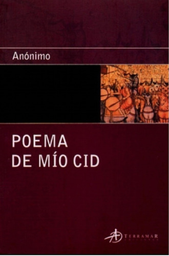 Libro Poema Del Mio Cid De Anonimo