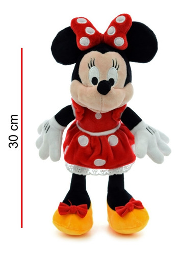Imagen 4 de 8 de Minnie Peluche 30 Cm Original Phi Phi Toys Disney La Plata