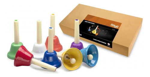 Elegante Set De Campana De Mano Stagg Hb De 8 Notas