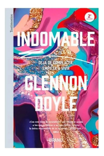 Indomable / Glennon Doyle Melton( Solo Nuevos)