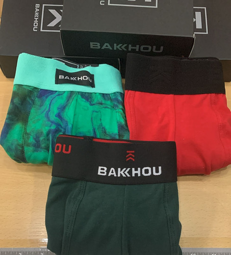 Promo Pack X 3 Boxer Bakhou Oferta Dia Del Padre Talle Xl 