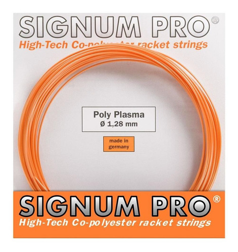 Corda Signum Pro Poly Plasma 1.28mm Laranja - Set Individual