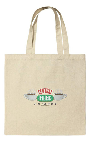 Friends Central Perk Logo Grocery Travel Bolsa Mano