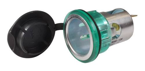Imagem 3 de 3 de Tomada Veicular Para Alimentação Universal 12v