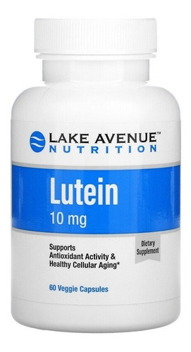 Imagem 1 de 3 de Luteína 10 Mg, Importada (com Lute-gen) - 60 Cáps