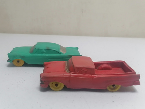 Auburn Rubber Toys Lote De 2 Vehículos Pickup Truck Vinil