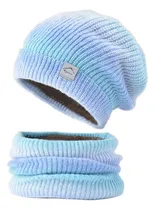 Comprar Conjunto Gorros Para Frio Bufandas Tejidas Lana Unisex Moda