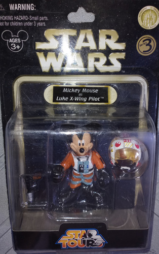 Star Wars Weekends Mickey Mouse As Luke X-wing Pilot Star To