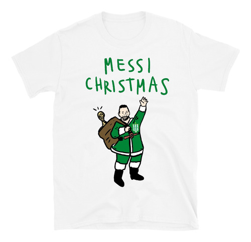 Remera Modal Messi Navidad Banfield