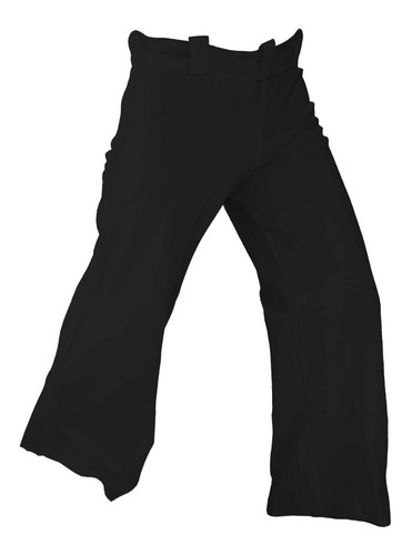 Calça Abada Infantil Uniforme Negro Para Capoeira Tipo Pants